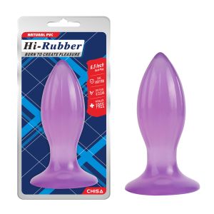 6.5" Butt Plug-Purple