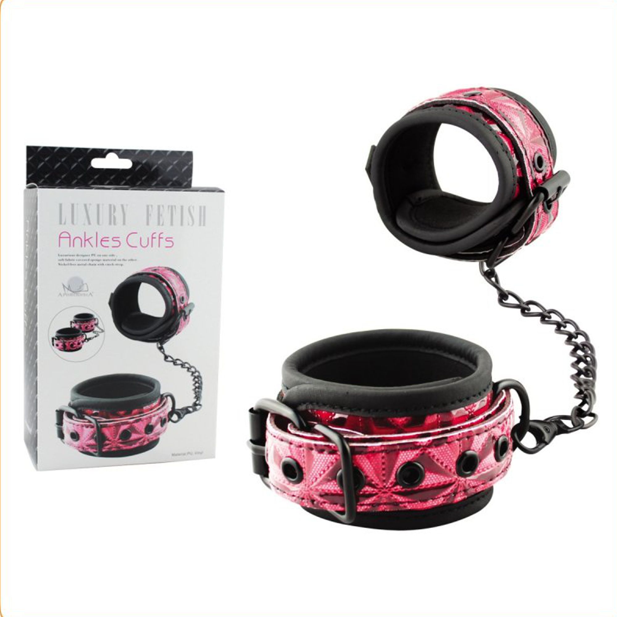 Ankle Cuffs, Red