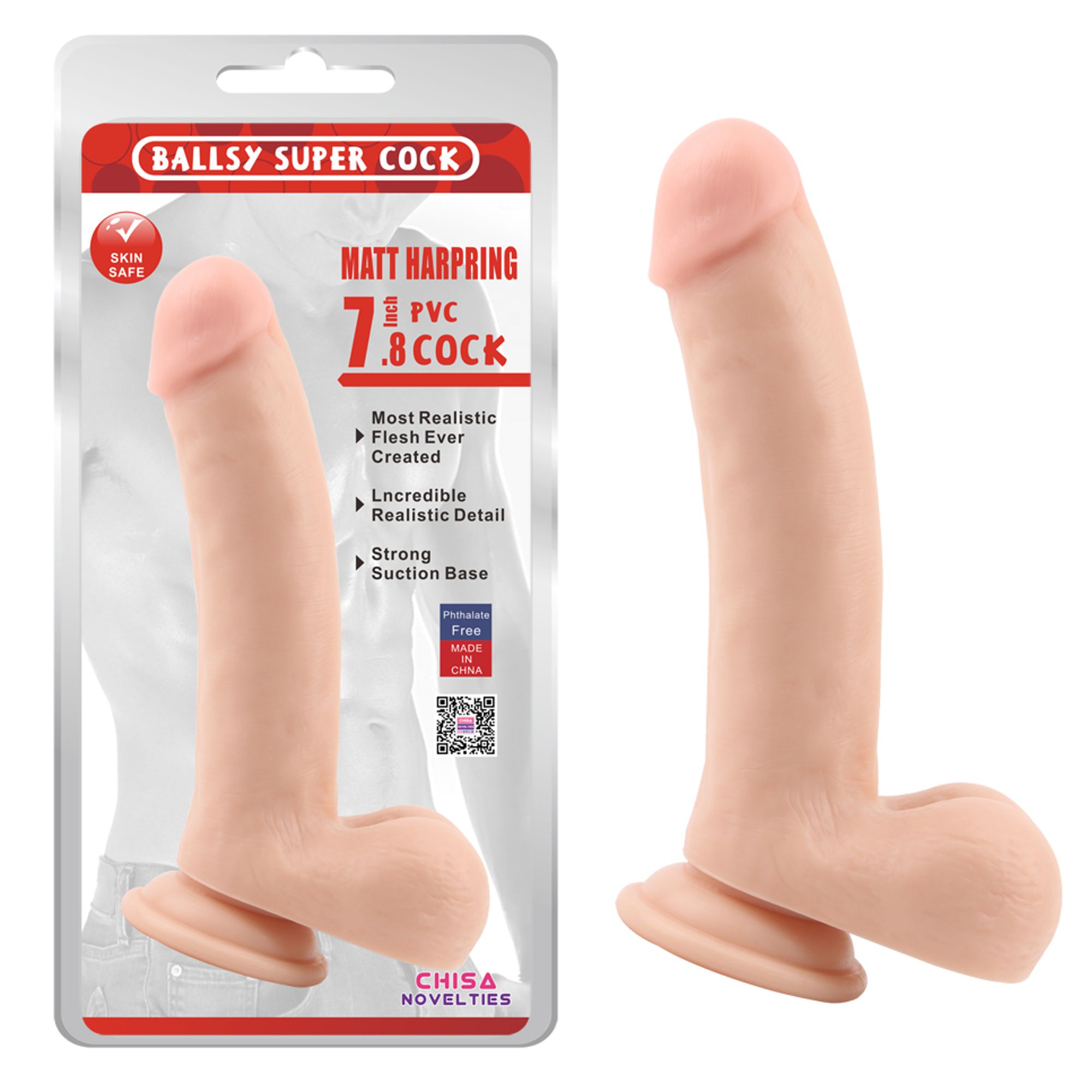 Ballsy Super Cock - Matt Harpring 7.8"