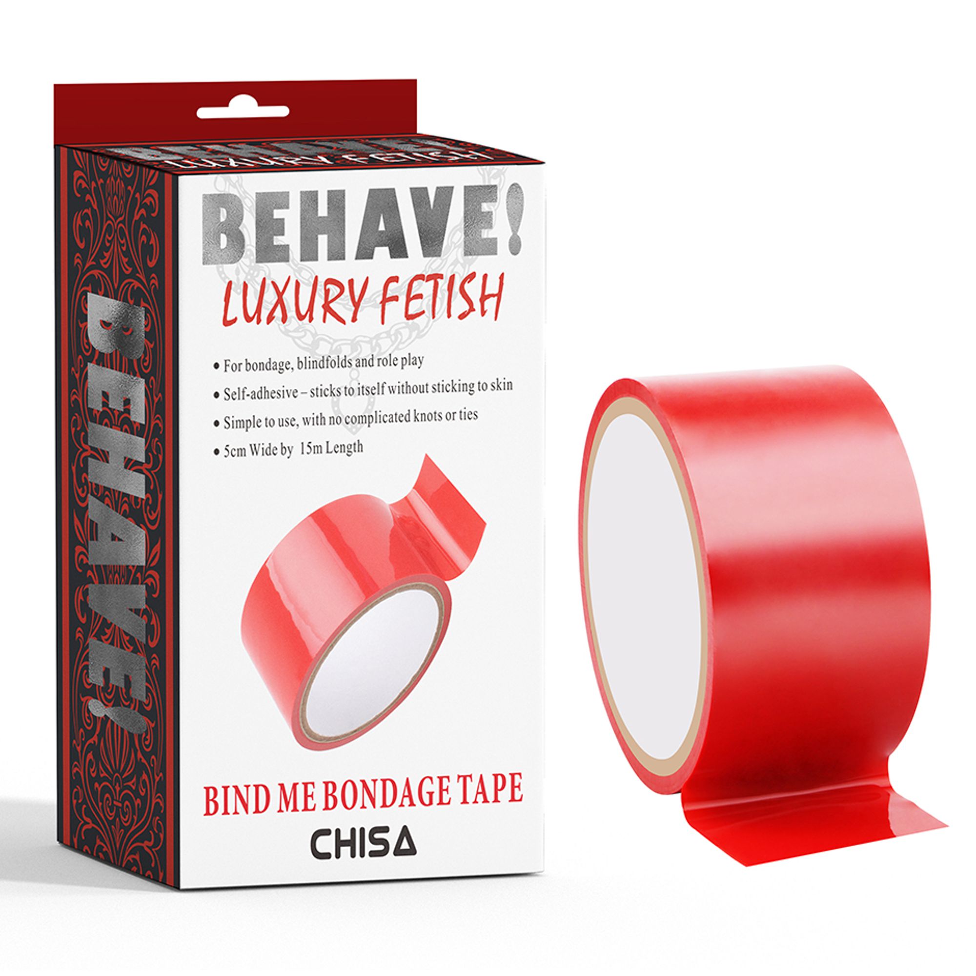 Bind Me Bondage Tape-Red