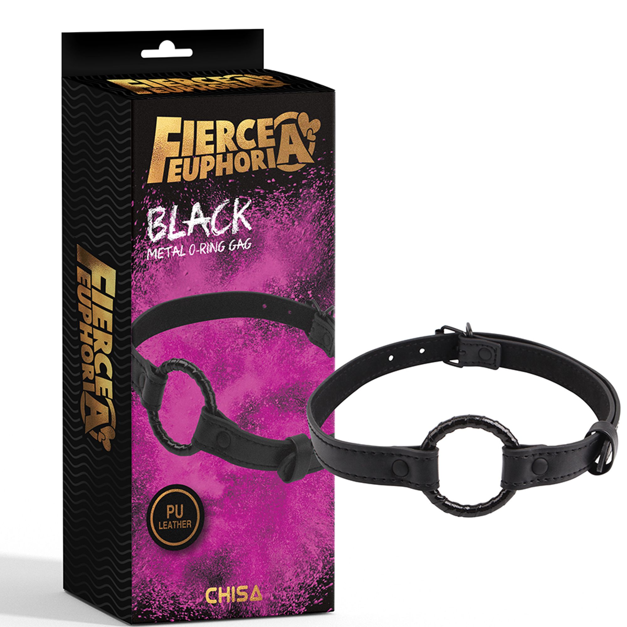 Black Metal O-ring Gag