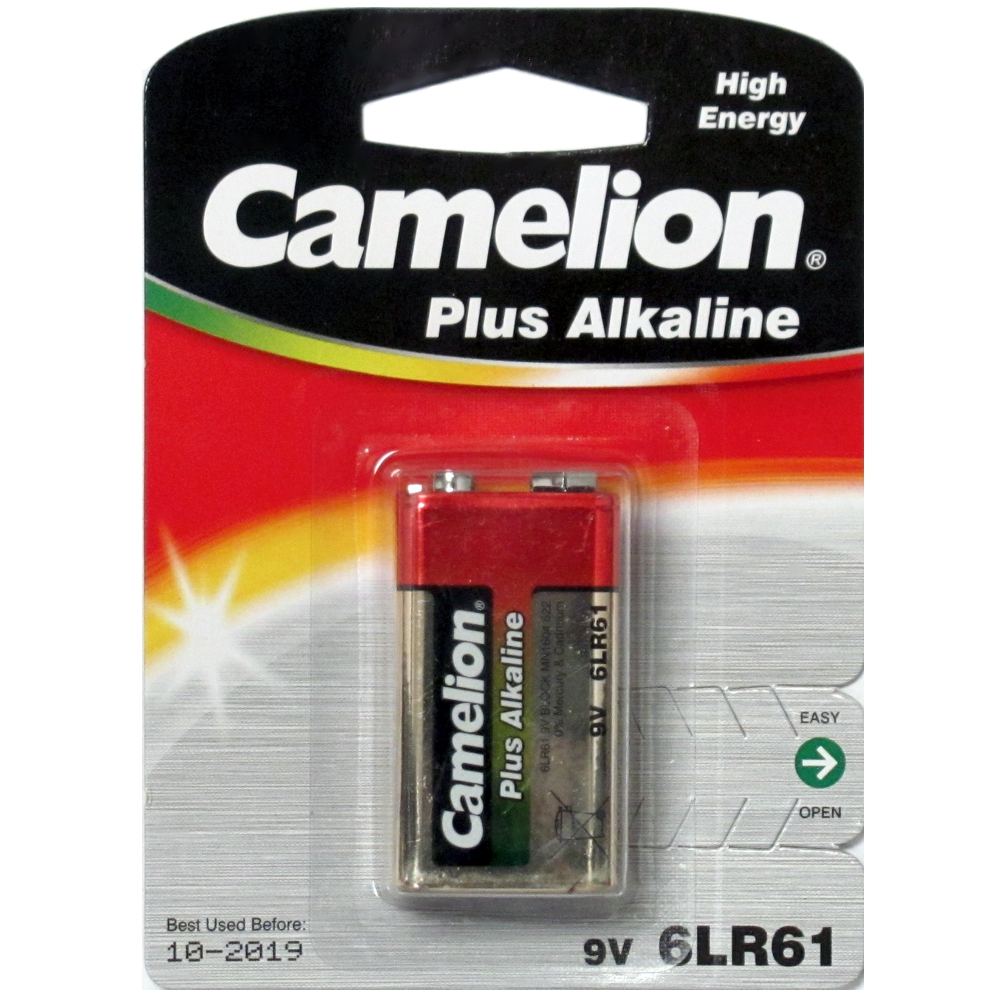 9V Camelion Alkaline Battery