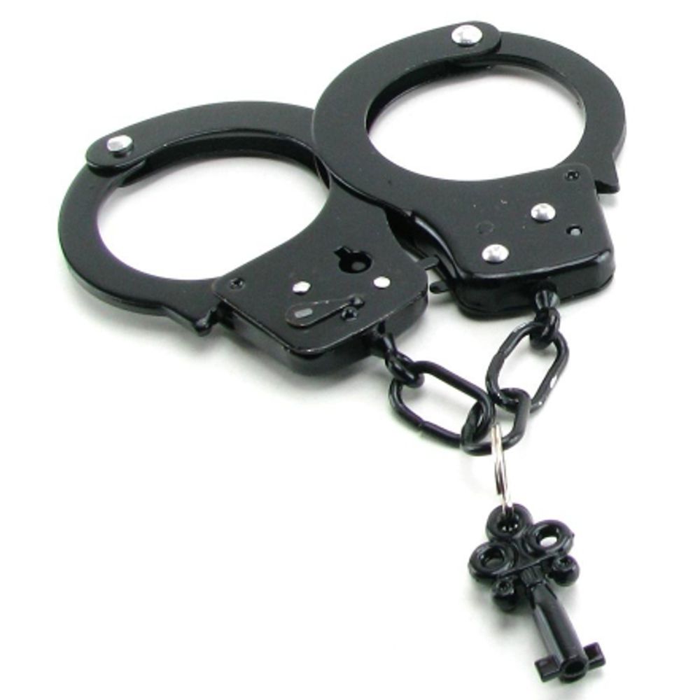 Designer Metal Cuffs Black