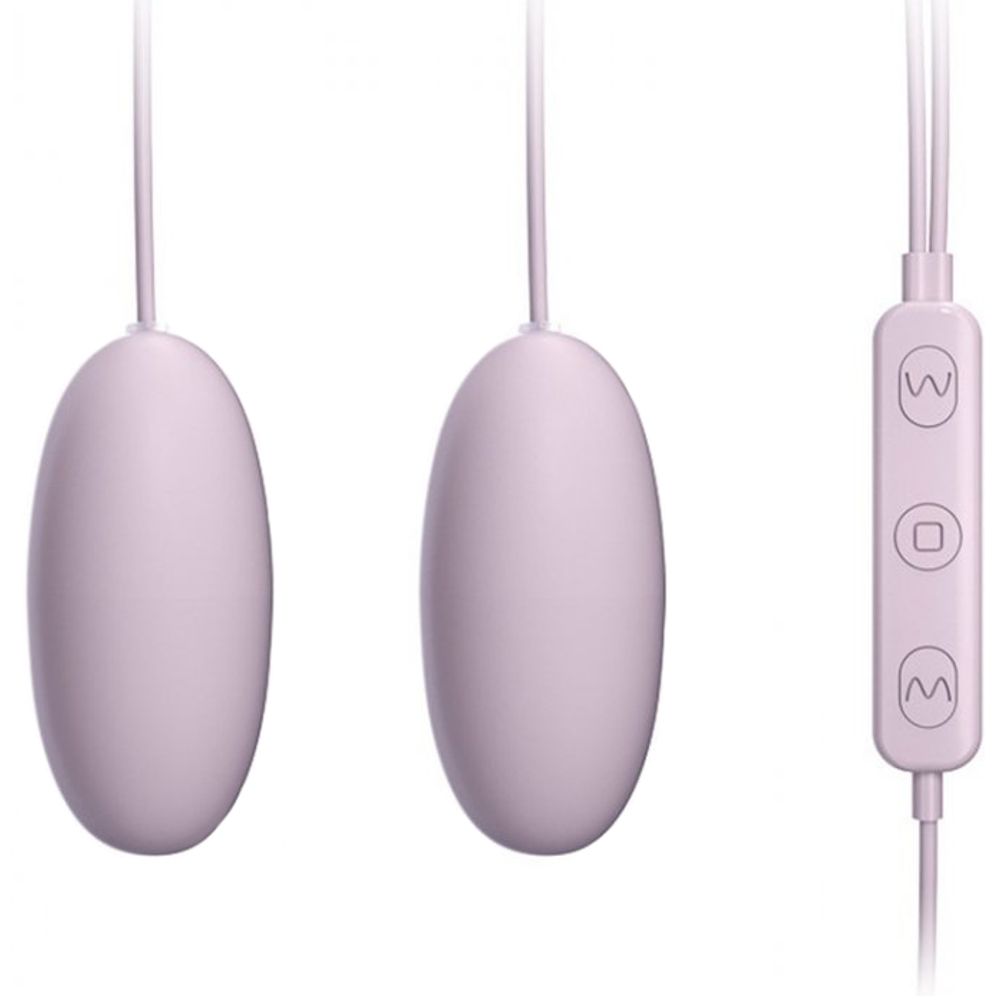 Dual Vibrating USB Bullets Purple