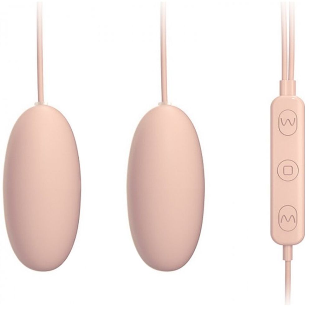 Dual Vibrating USB Bullets Tan