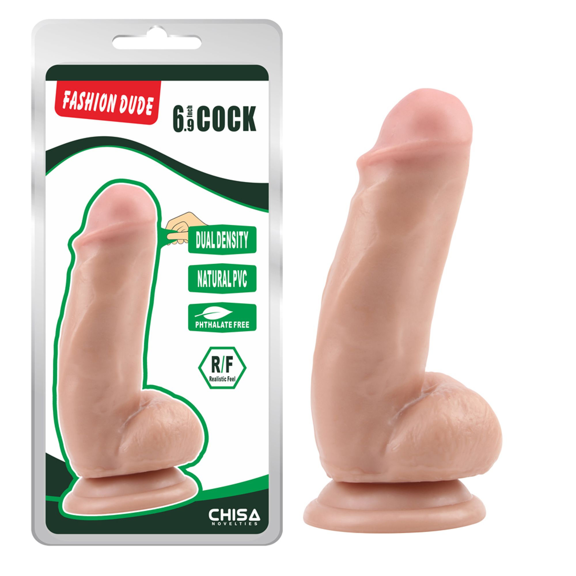 Fashion Dude 6.9" Cock - Light