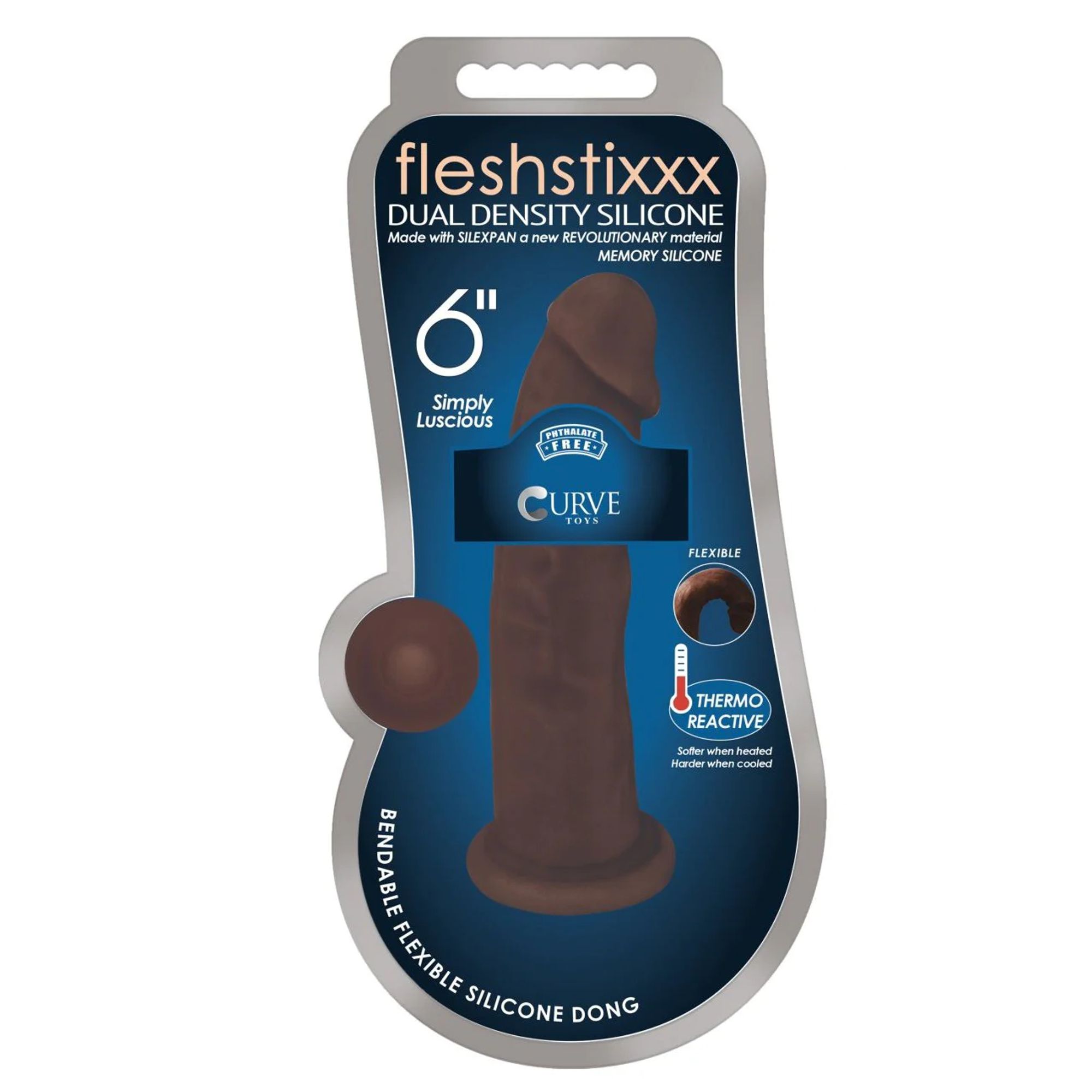 Fleshstixxx 6" Brown