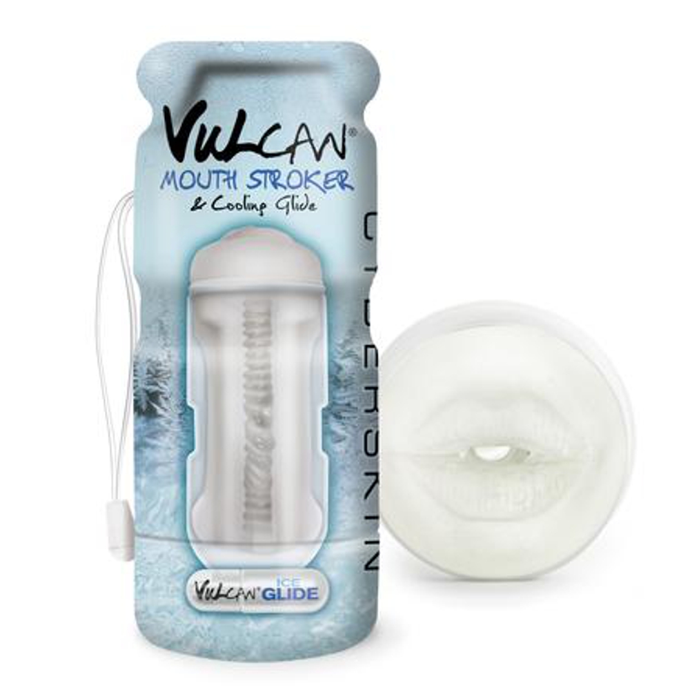Frosted Vulcan Mouth Stroker w/Cooling Glide