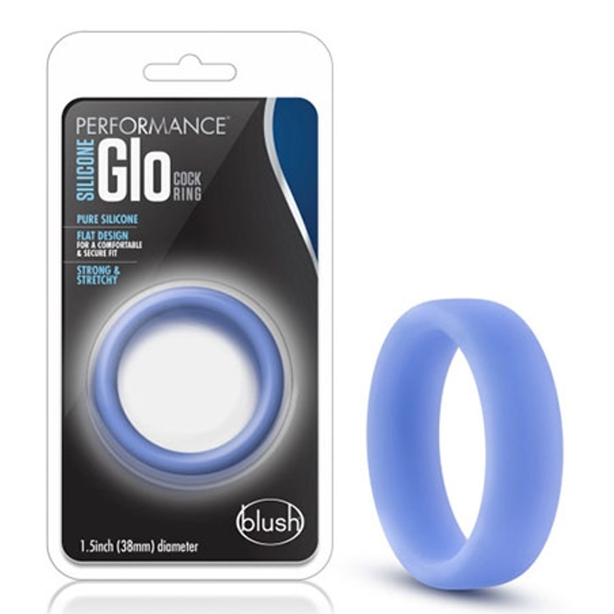 Glo Cock Ring - Blue - Extasy Shops | Adult Sex Toys & Sexual Wellness Products Glo Cock Ring - Blue - Extasy Shops | Adult Sex Toys & Sexual Wellness Products