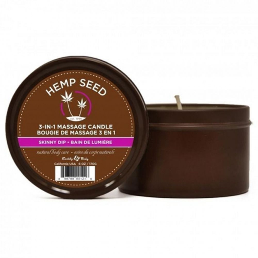 Hemp Seed Massage Candle Skinny Dip