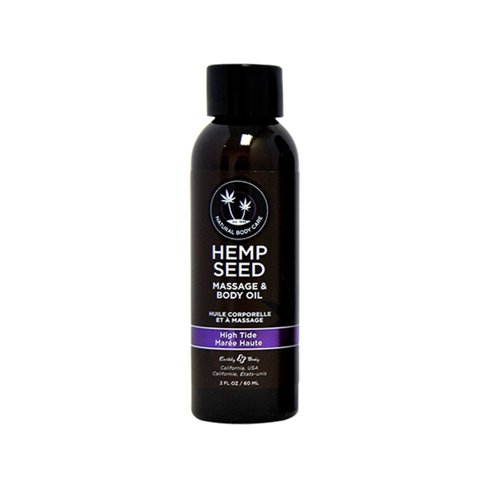 Hemp Seed Massage Oil High Tide 2oz.