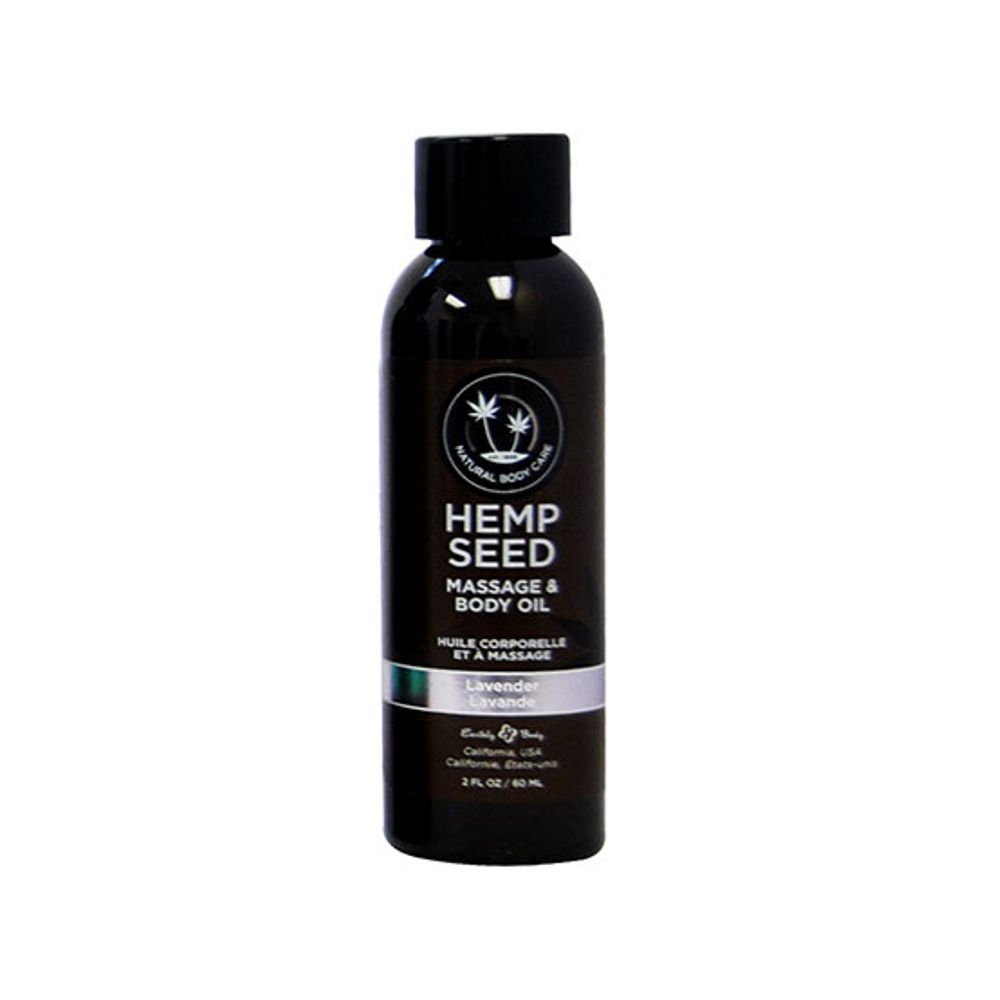 Hemp Seed Massage Oil Lavender 2oz.