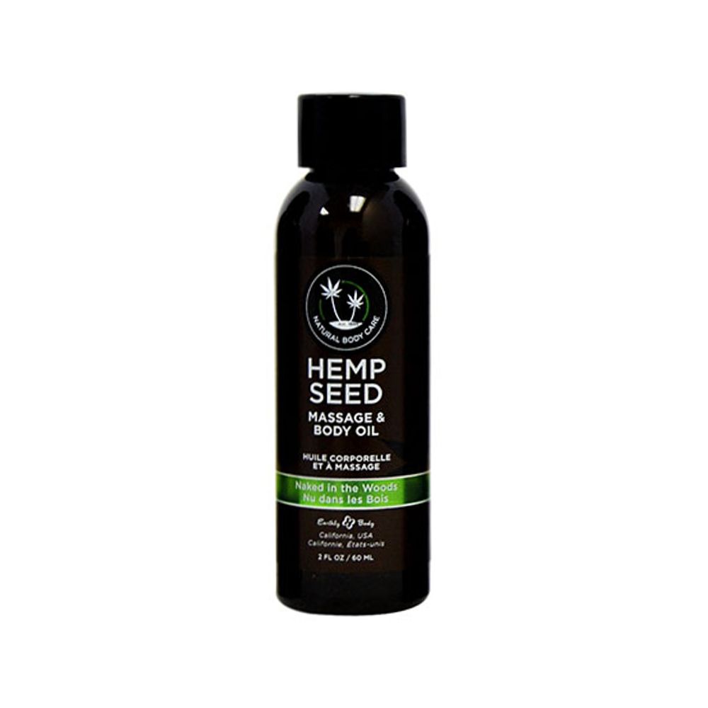 Hemp Seed Massage Oil Naked In The Woods 2oz.