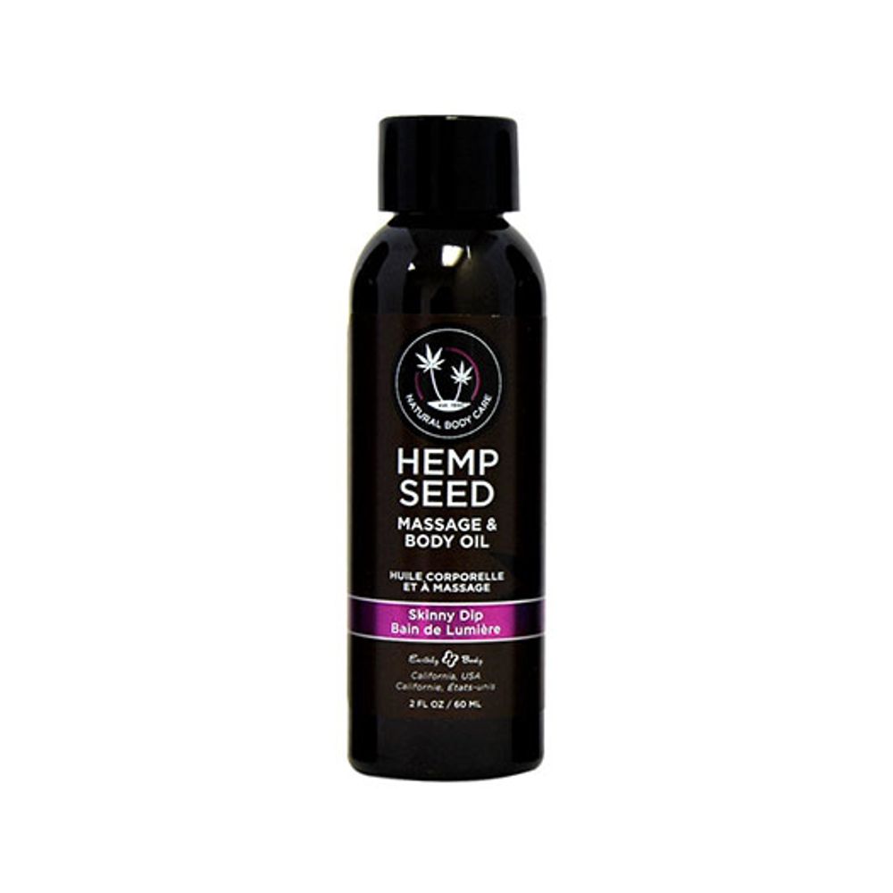 Hemp Seed Massage Oil Skinny Dip 2oz.