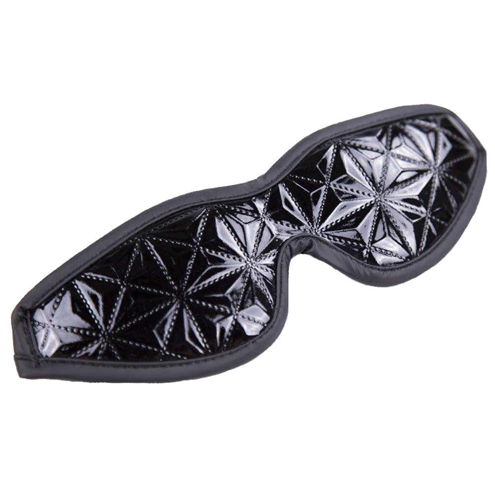 Luxury Fetish Deluxe Eye Mask, Black