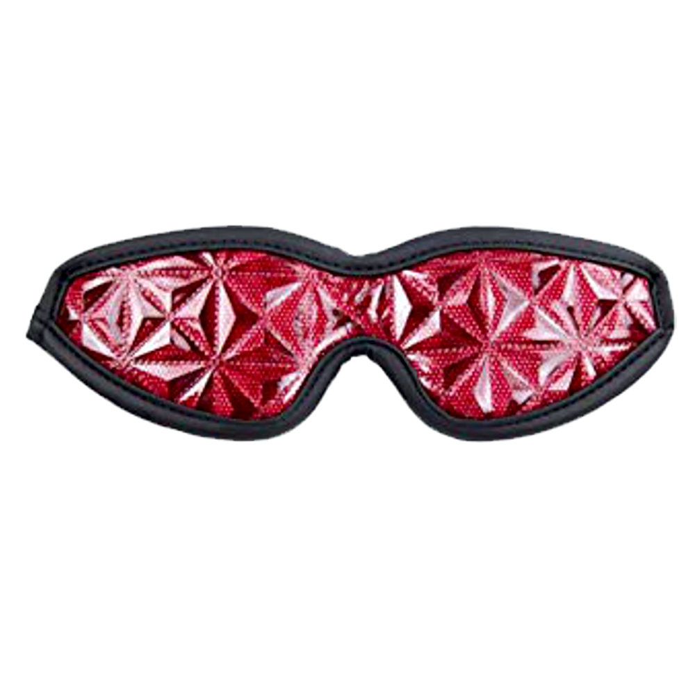 Luxury Fetish Deluxe Eye Mask, Red