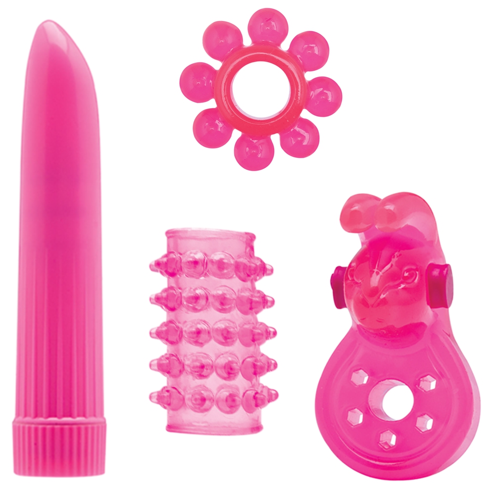 neon vibrating couples kit Neon Vibrating Couples Kit main image 1