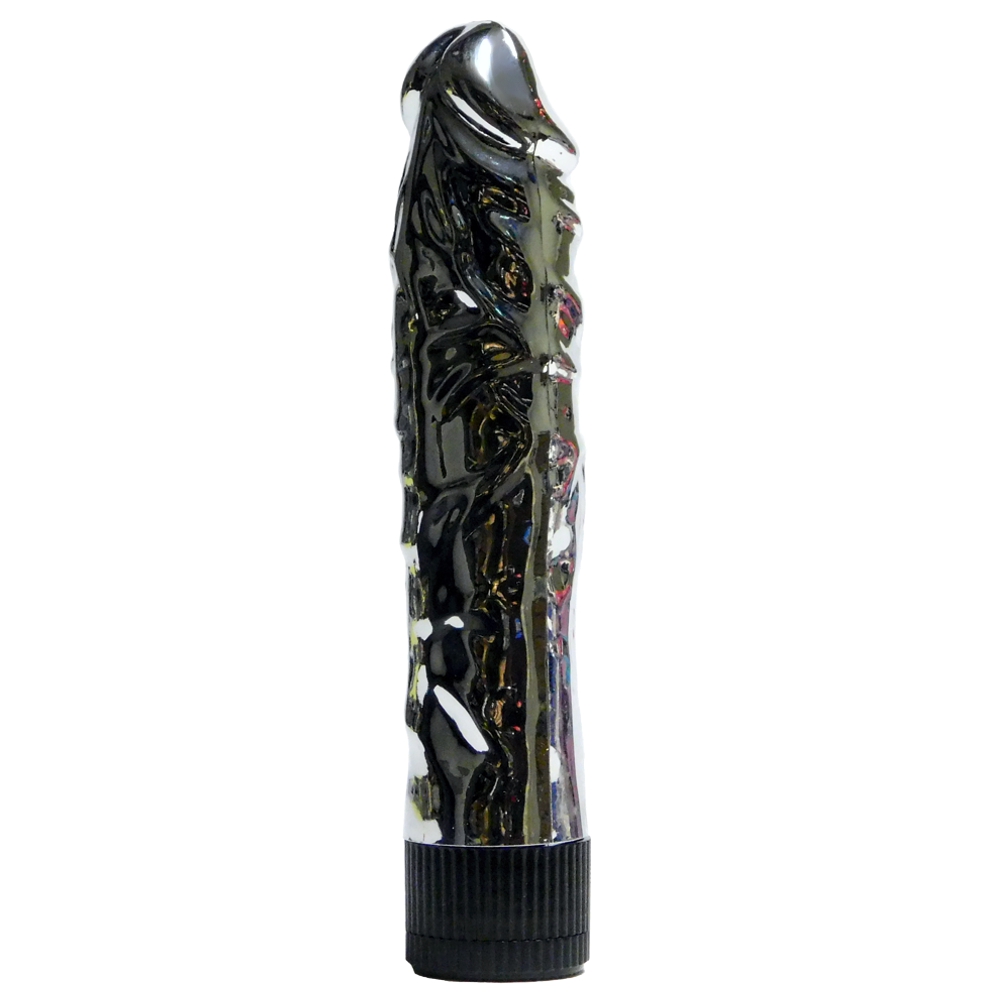 Penis Shape Vibrator Silver