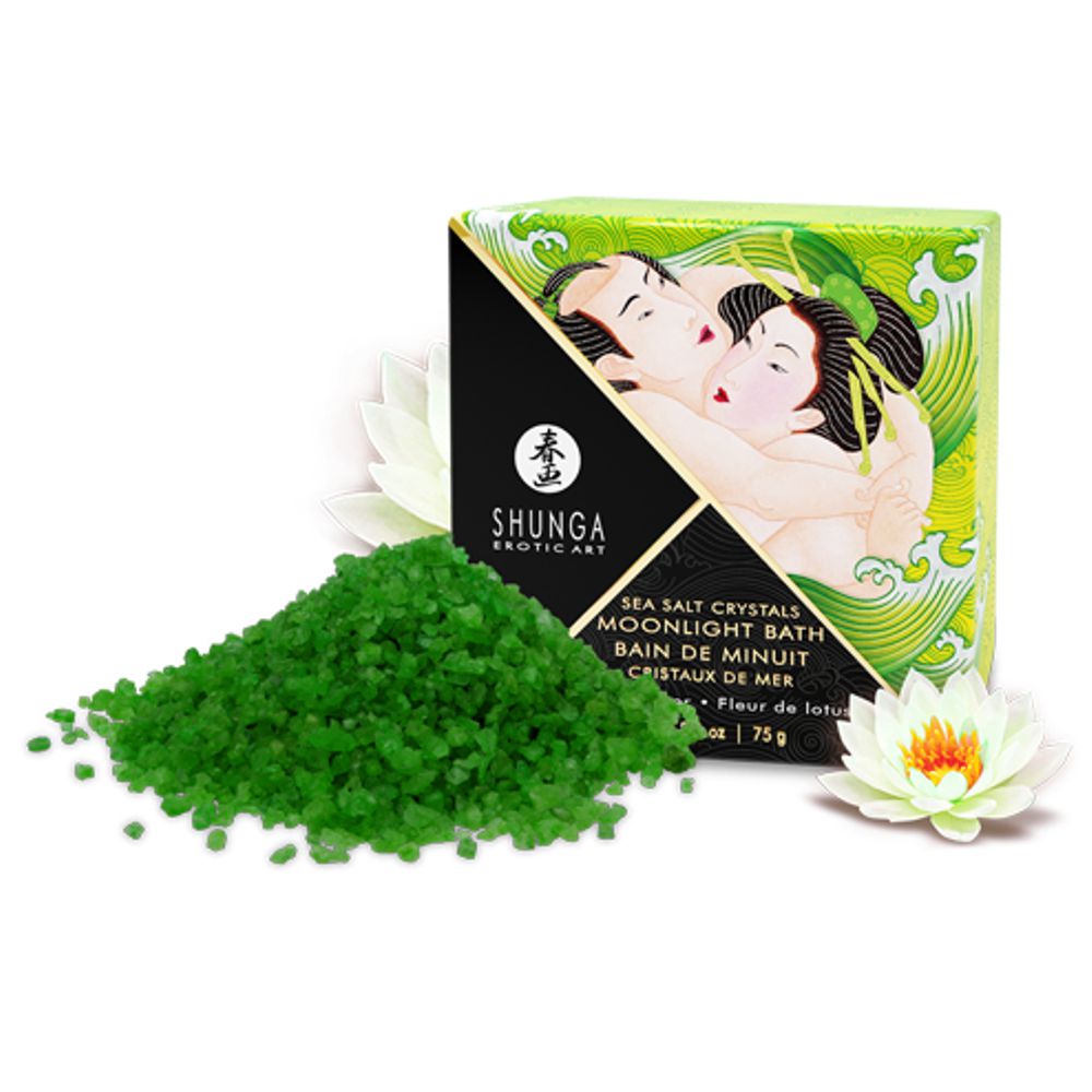 Sea Salt Bath Crystals Lotus Flower