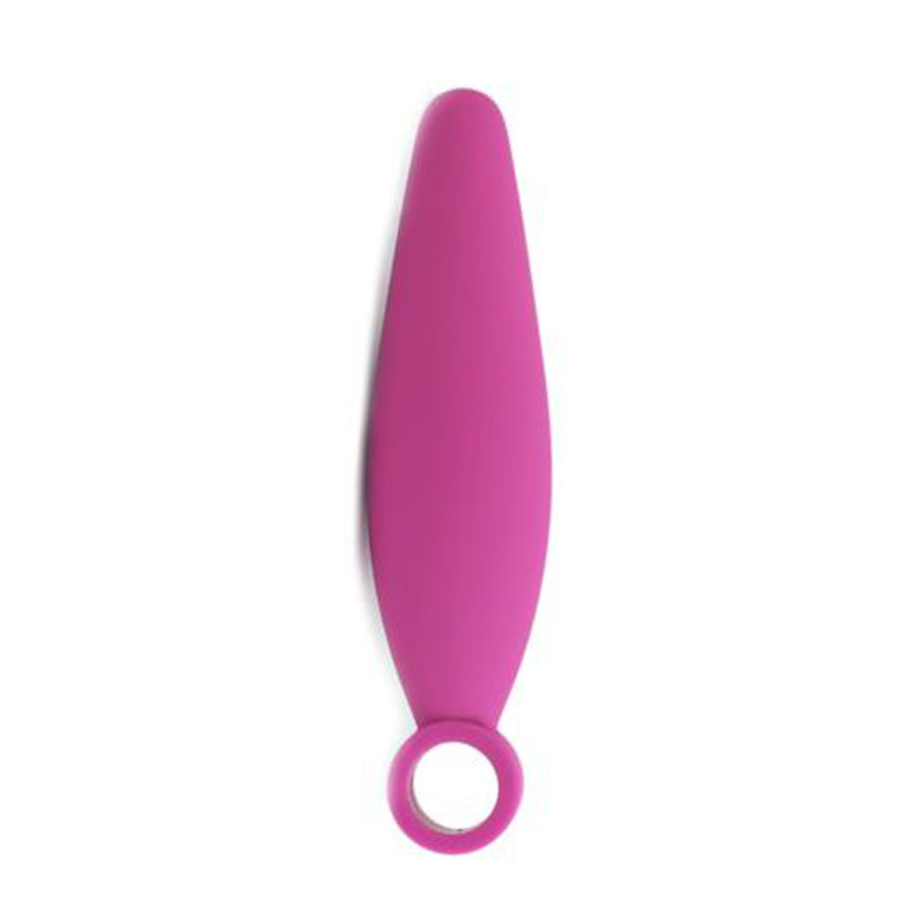 Silicone Anal Finger Plug Pink