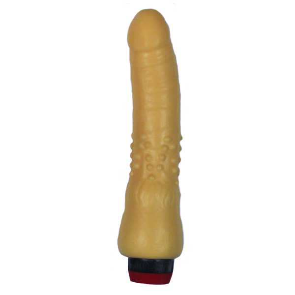 Sir Knobby Latex Vibrator With Pleasure Nubs
