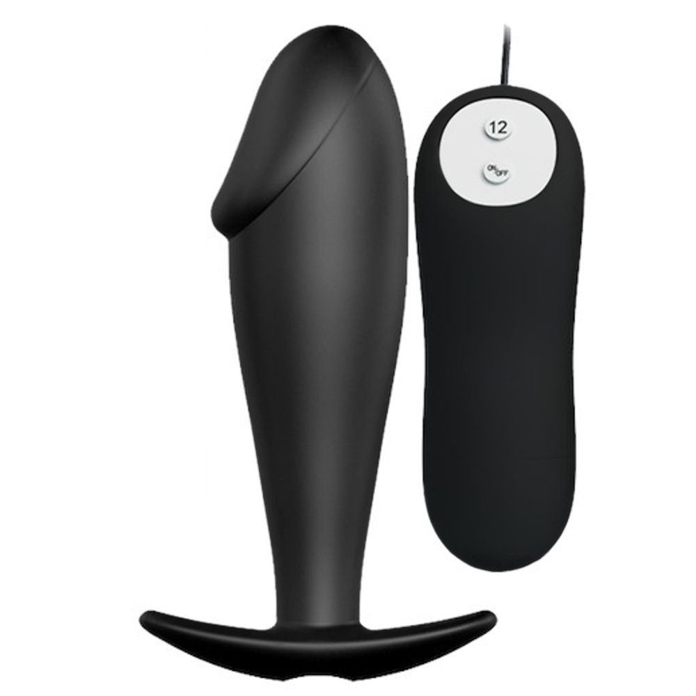 Special Anal Stimulation 12-vibration Silicone Plug