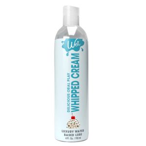 Wet Whipped Cream Lubricant 4oz.